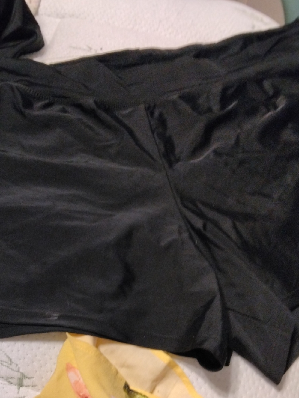 Black Stretch Swim Shorts
